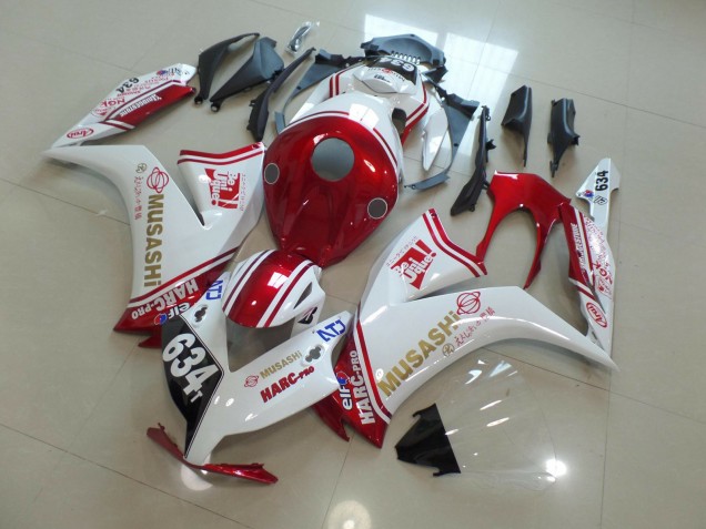 634 Blanco & Rojo 12-16 CBR1000RR Carenado