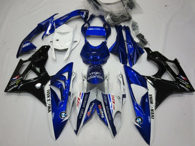 Alienígena Azul & Blanco 09-14 S1000RR Carenado