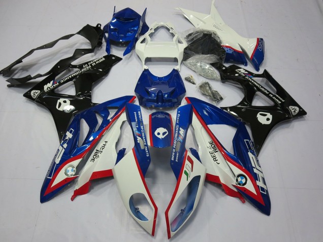 Alienígena Azul & Blanco 09-14 S1000RR Carenado