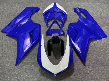 Azul Brillante Sp 07-14 Ducati 848 1098 1198 Carenado