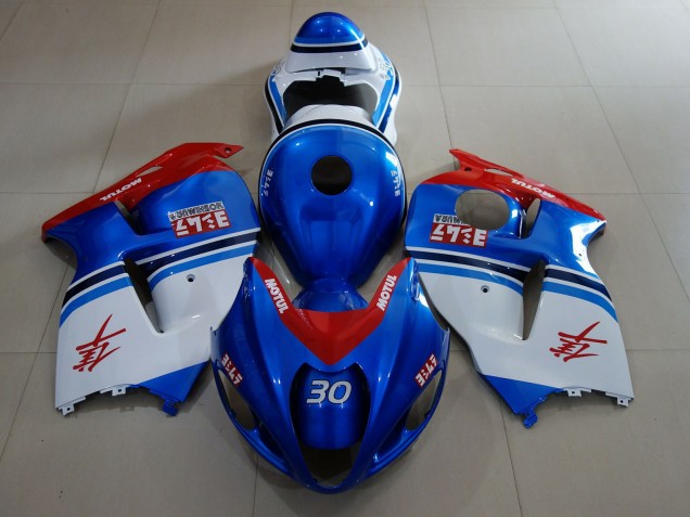 Azul Océano & Logotipos 97-07 GSXR 1300 Carenado