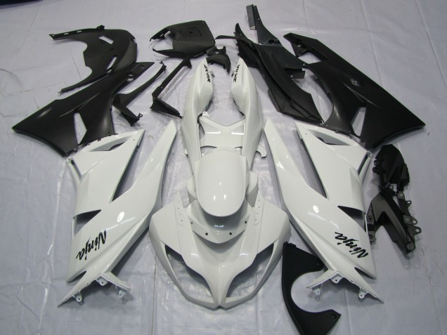 Blanco Brillante 09-12 ZX6R Carenado