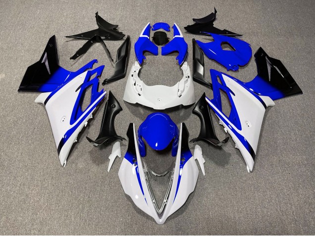 Blanco Brillante & Azul 13-16 Daytona 675 Carenado