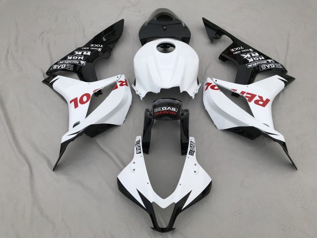 Blanco Mate & Rojo Repsol 07-08 CBR600RR Carenado