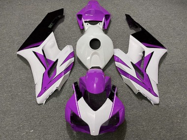 Blanco Morado & Negro Brillante 04-05 CBR1000RR Carenado