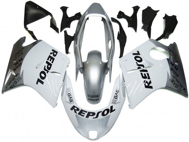 Blanco Plata Repsol 96-07 CBR1100XX Carenado