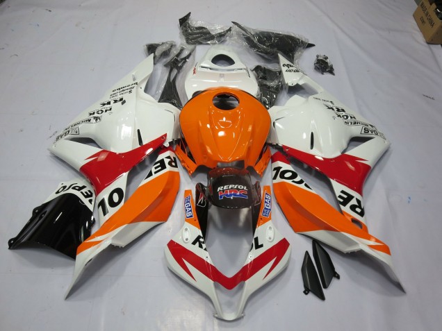 Blanco Repsol 09-12 CBR600RR Carenado