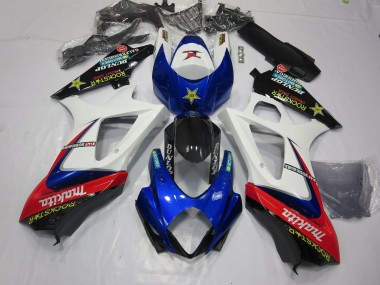 Blanco Rockstar 07-08 GSXR 1000 Carenado