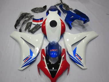 Blanco Rojo & Azul 08-11 CBR1000RR Carenado