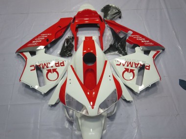 Blanco & Rojo Pramac 03-04 CBR600RR Carenado