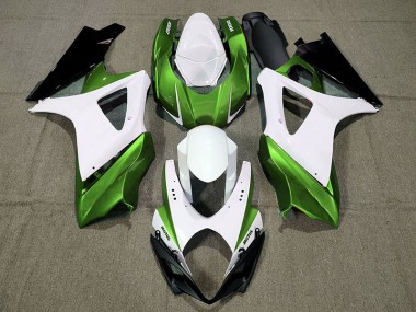 Diseño Personalizado Verde 07-08 GSXR 1000 Carenado