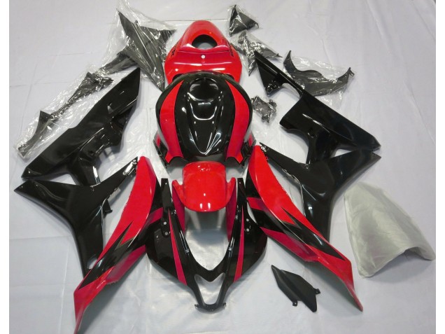 Diseño Rojo & Negro OEM 07-08 CBR600RR Carenado