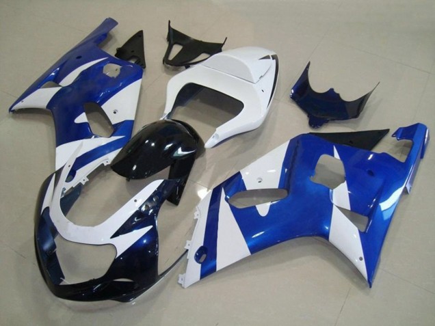 Estilo Azul & Blanco OEM 01-03 GSXR 600-750 Carenado