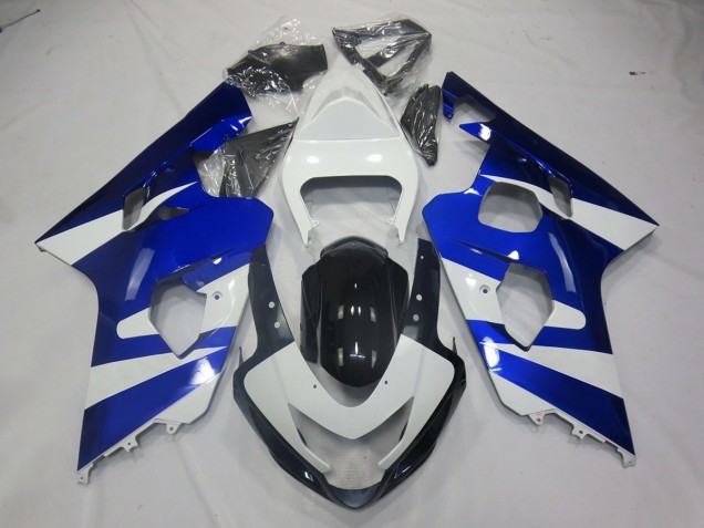 Estilo Azul Blanco OEM 04-05 GSXR 600-750 Carenado