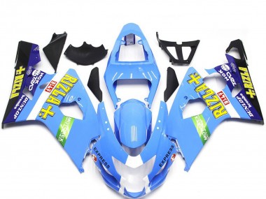 Estilo Azul Claro Rizla 04-05 GSXR 600-750 Carenado