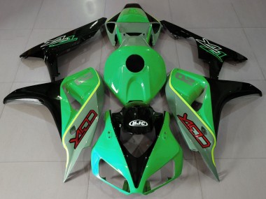 Estilo Cbr Verde Brillante & Negro 06-07 CBR1000RR Carenado