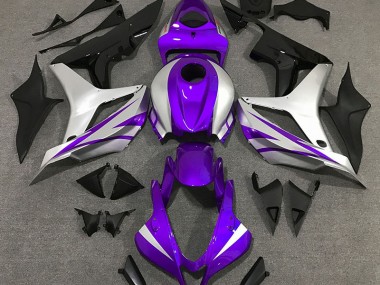 Estilo Morado & Plateado OEM 07-08 CBR600RR Carenado