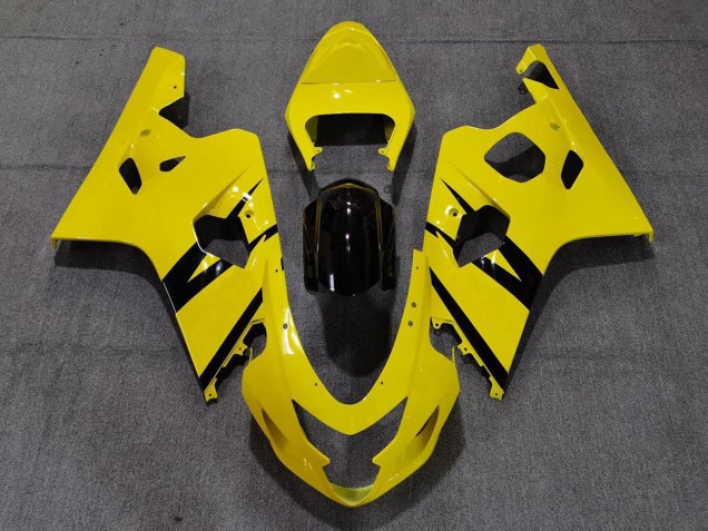 Estilo Personalizado OEM Amarillo Brillante Brillante 04-05 GSXR 600-750 Carenado