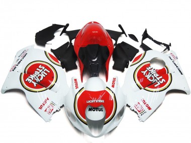 Estilo Rojo Lucky Strike 97-07 GSXR 1300 Carenado