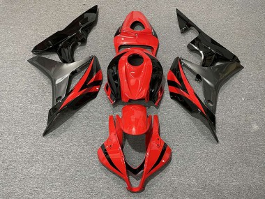 Estilo Rojo OEM & Gris 07-08 CBR600RR Carenado