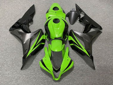 Estilo Verde Eléctrico OEM & Gris 07-08 CBR600RR Carenado