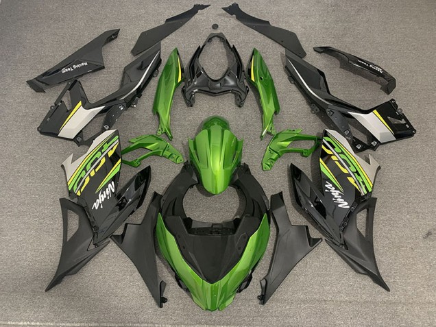 Estilo Verde Esmeralda OEM 18-23 Ninja 400 Carenado