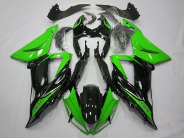 Liso Brillo Negro Verde 13-18 ZX6R Carenado