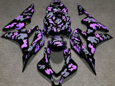 Morado & Gris Camuflaje 07-08 CBR600RR Carenado