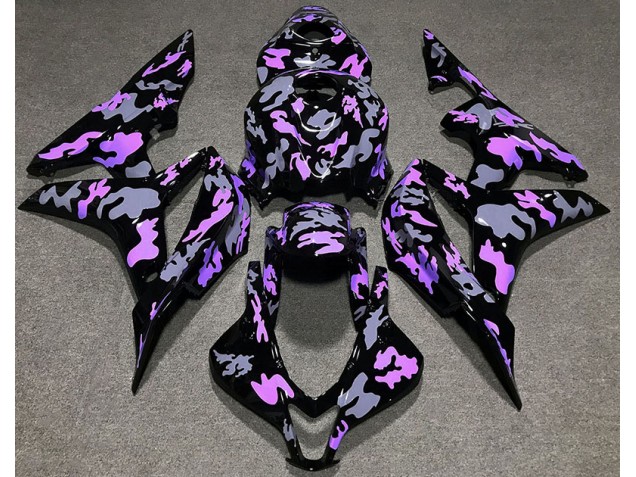 Morado & Gris Camuflaje 07-08 CBR600RR Carenado