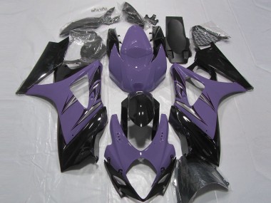 Morado Oscuro & Negro 07-08 GSXR 1000 Carenado