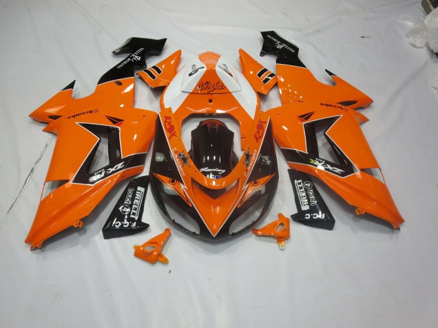 Naranja Negro 06-07 ZX10R Carenado