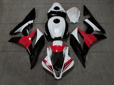 Negro Blanco & Rojo 07-08 CBR600RR Carenado