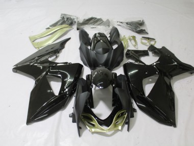 Negro Brillante Plata Mate 09-16 GSXR 1000 Carenado