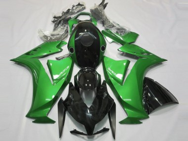 Negro Brillante & Verde 12-16 CBR1000RR Carenado