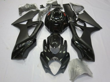 Negro Mate Brillo 07-08 GSXR 1000 Carenado