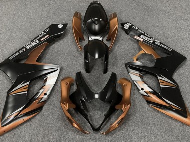 Negro Mate & Bronce 05-06 GSXR 1000 Carenado