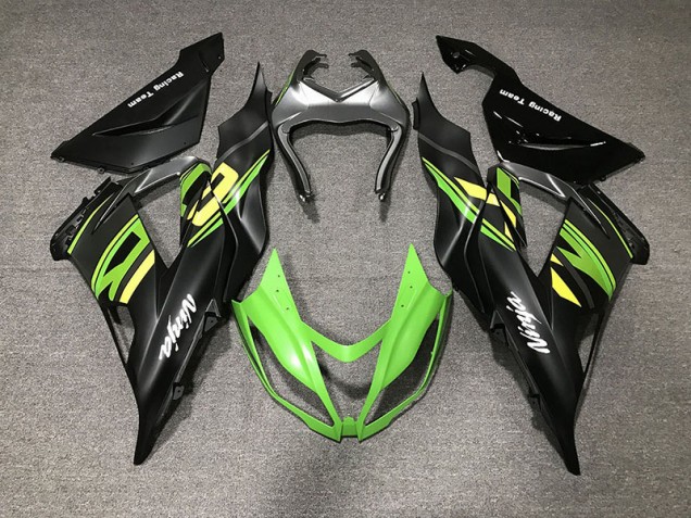 Negro Mate & Carreras 13-18 ZX6R Carenado