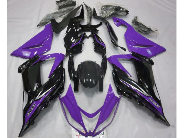 Negro & Morado 13-18 ZX6R Carenado