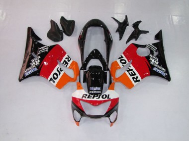 Repsol Rojo Naranja & Negro 99-00 CBR600 F4 Carenado