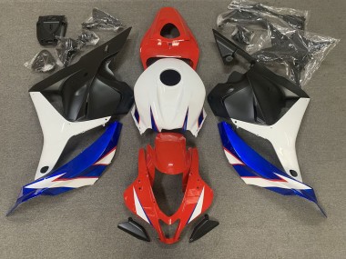 Rojo Brillante Azul & Blanco 09-12 CBR600RR Carenado