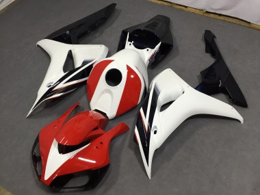 Rojo Brillante & Blanco 06-07 CBR1000RR Carenado