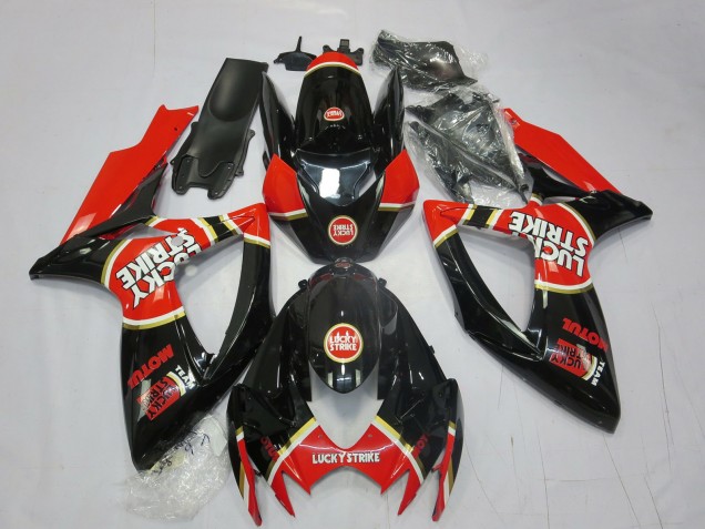 Rojo Lucky Strike 06-07 GSXR 600-750 Carenado