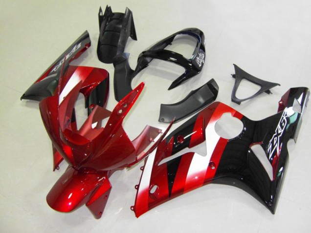 Rojo & Negro 03-04 ZX6R Carenado