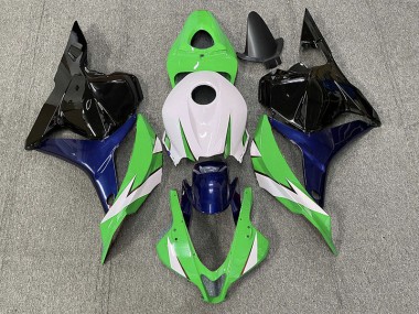 Verde & Blanco 09-12 CBR600RR Carenado