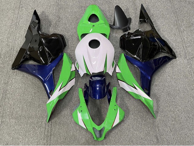 Verde & Blanco 09-12 CBR600RR Carenado