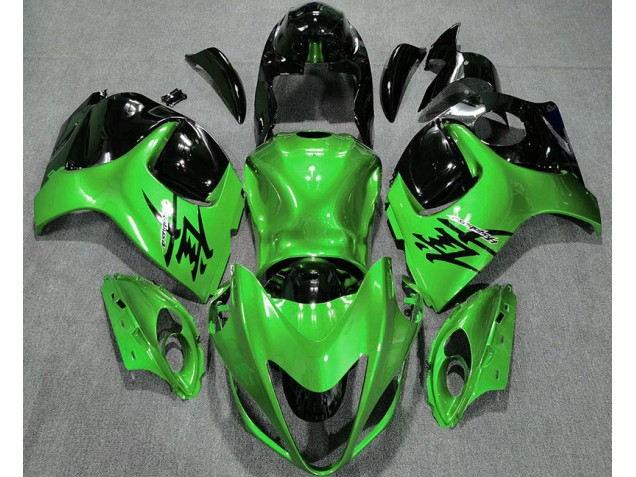 Verde Brillante & Negro 08-20 GSXR 1300 Carenado