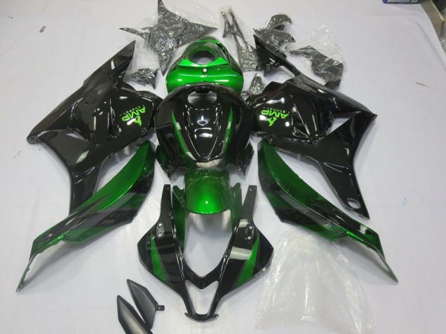 Verde Especial Negro Brillo 09-12 CBR600RR Carenado